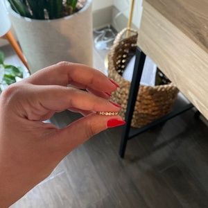 Mejuri Dot Ring - 14K Gold, Size 7